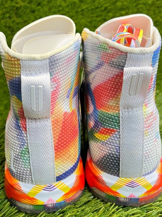 Nobull SF Trainer+ Pride Collection Womens Size 6 White Running Shoes Sneakers - Picture 6 of 10